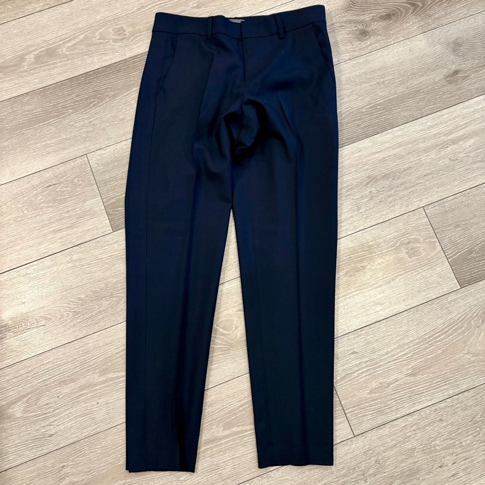VINCE Navy Blue Tailored Wool Dress Pants Size 8